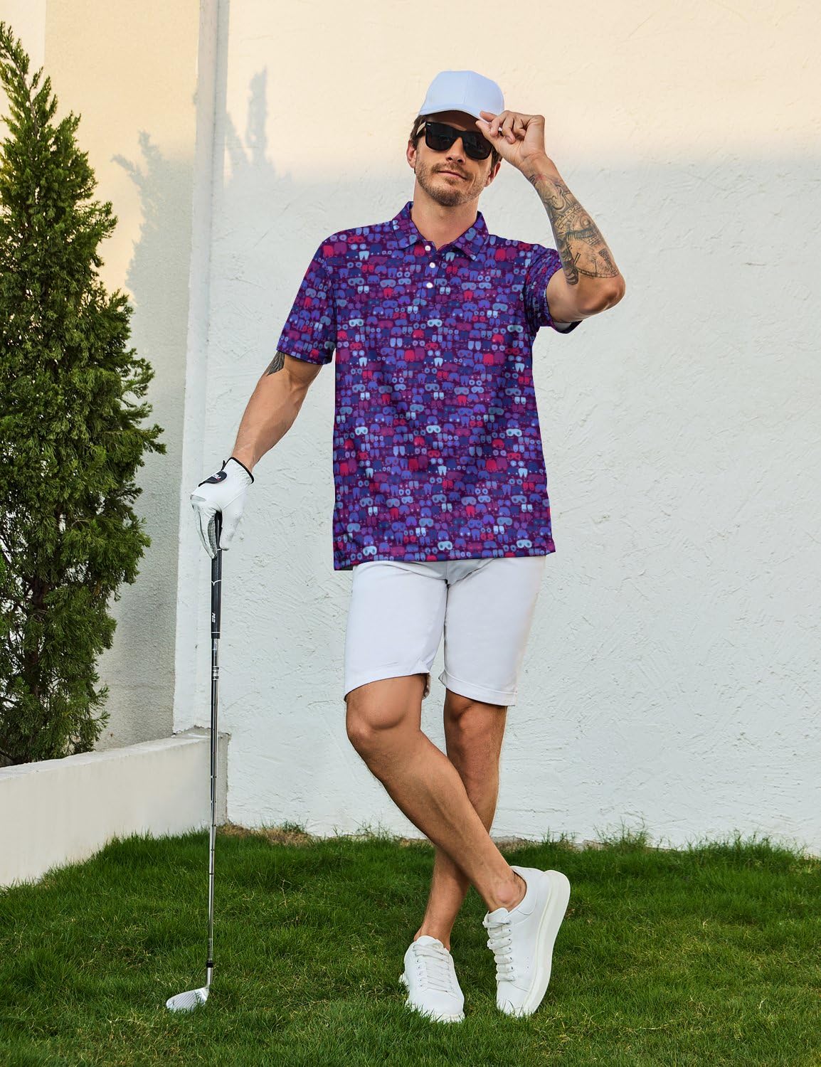 Camisas polo de golf para hombre, camisas polo de manga corta, regalos de golf