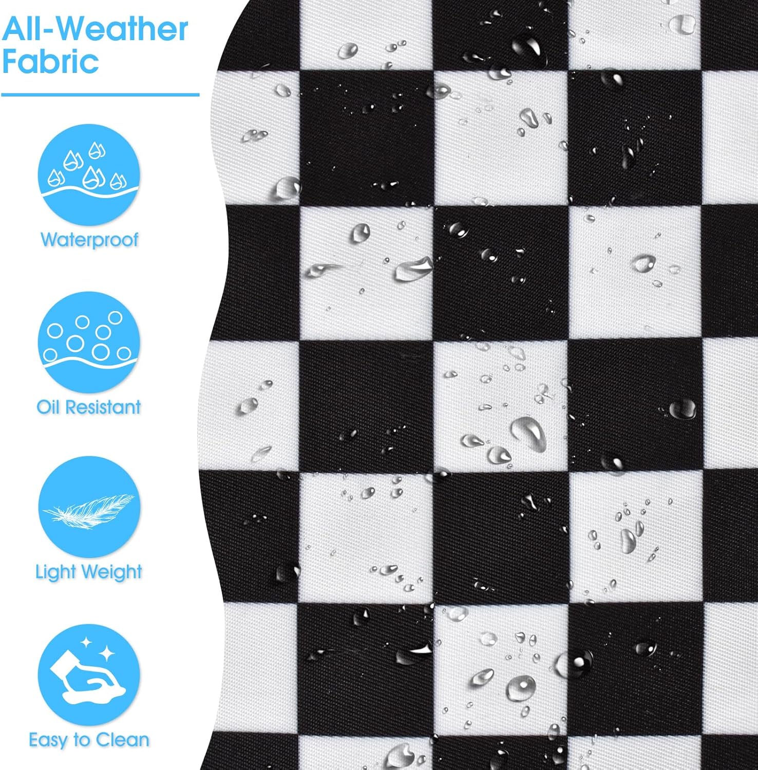 oscaurt Beach Bags for Women Large Waterproof Sandproof Beach Tote Swim Pool Bag with Zipper for Travel Vacation Essentials - Image 4