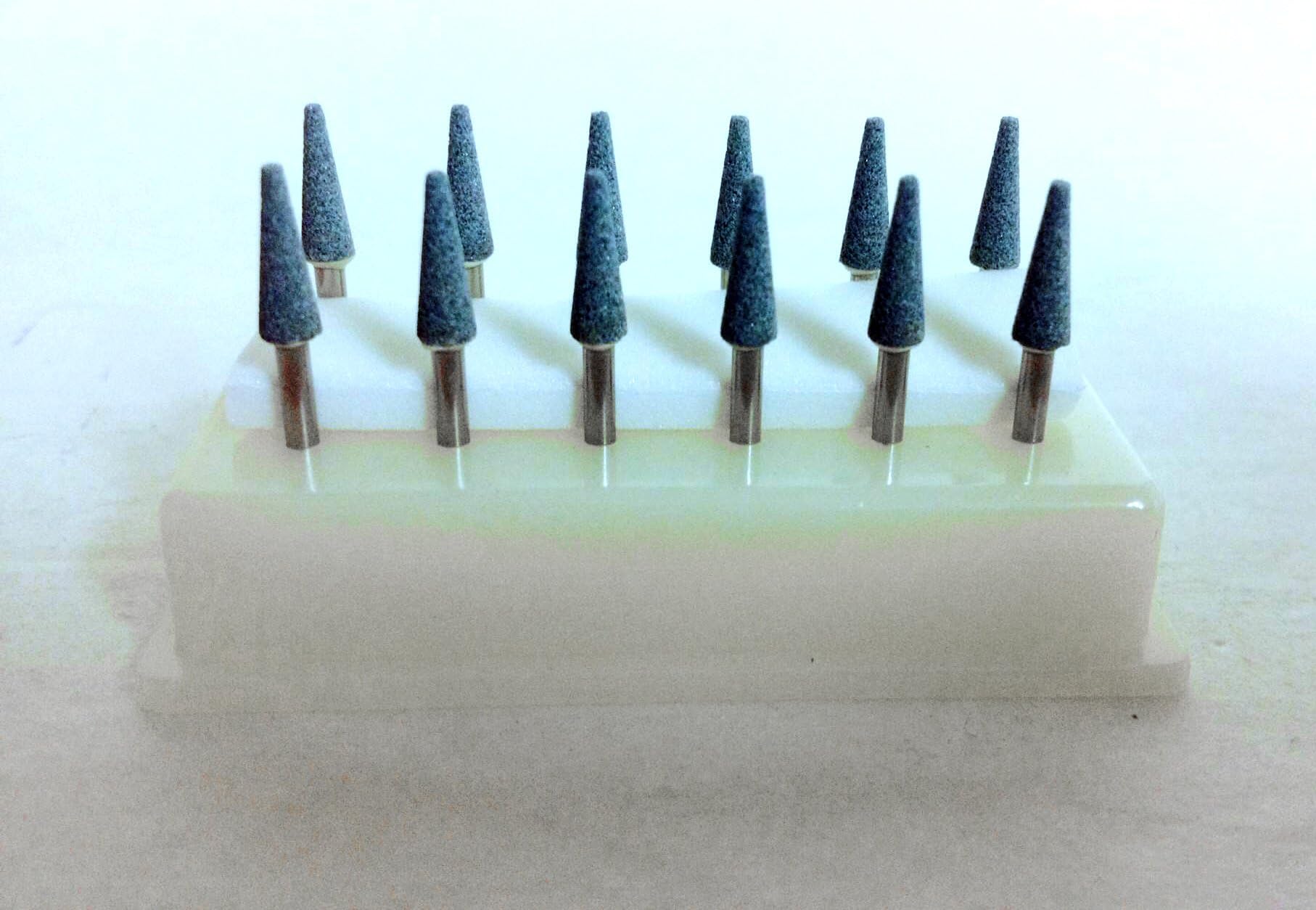 CN-1 Green Abrasive Mounting Points 12/pk