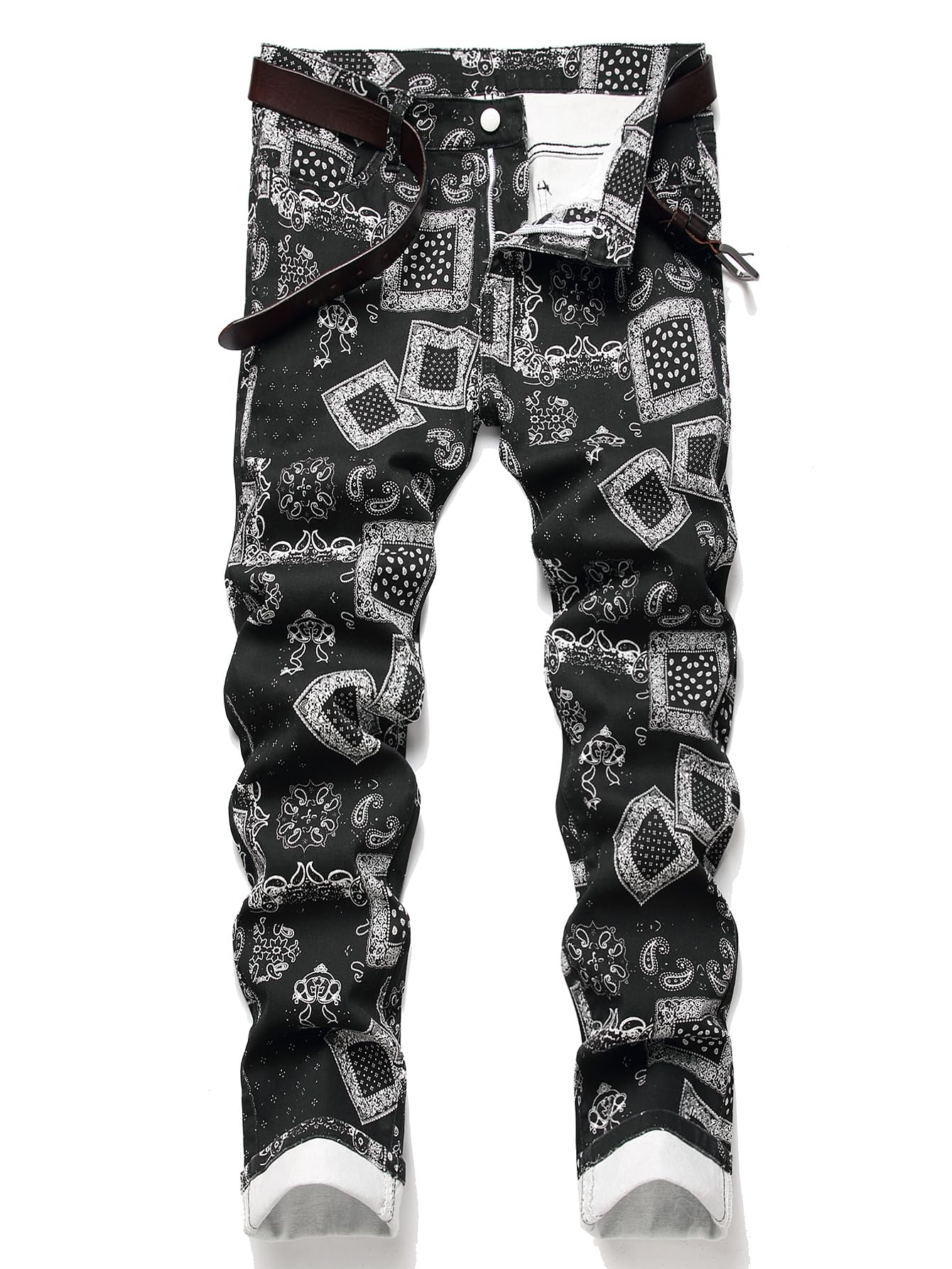 Slim Fit Distressed Jeans