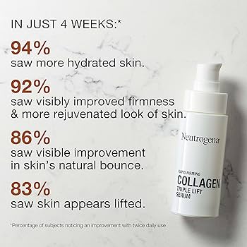 ニュートロジーナ コラーゲン トリプルリフト セラム 30ml Amazon.com: Neutrogena Rapid Firming Collagen Triple Lift