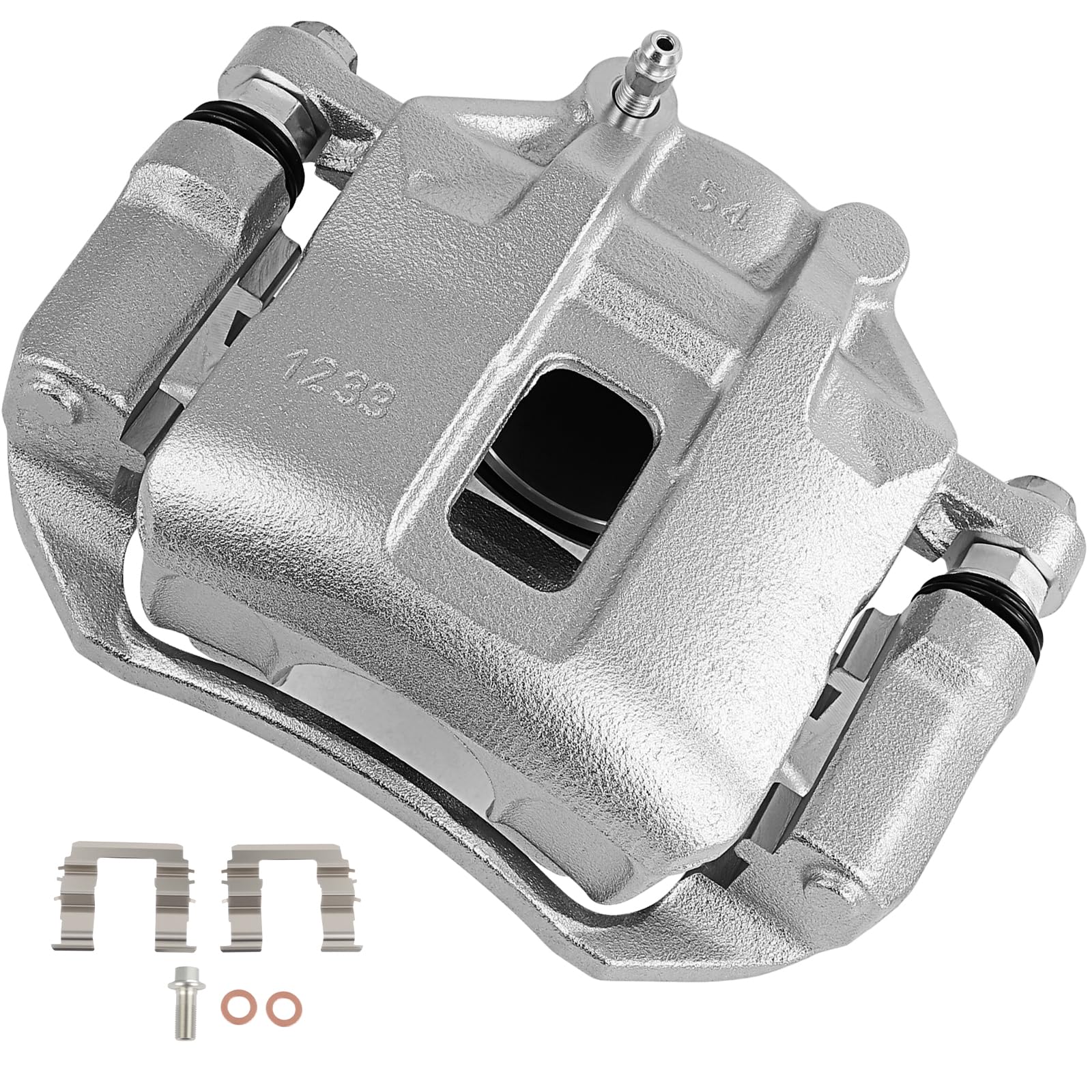 cciyu Front Right Disc Brake Caliper Assembly With Bracket 19B3301