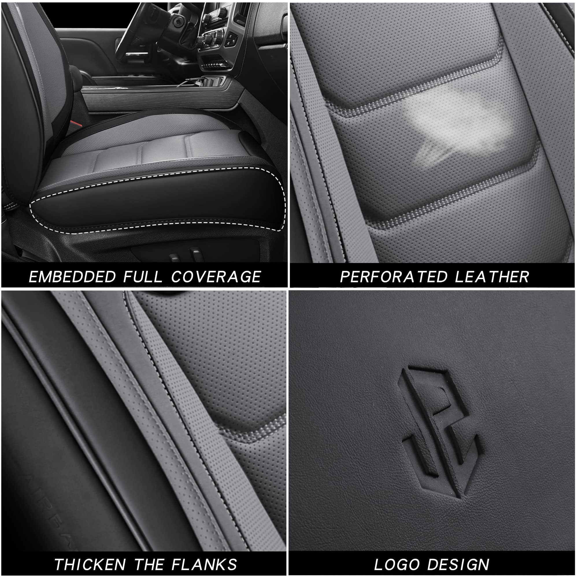 Isen-CoverAuto Custom Car Seat Covers Compatible with 2007-2021 Toyota ...