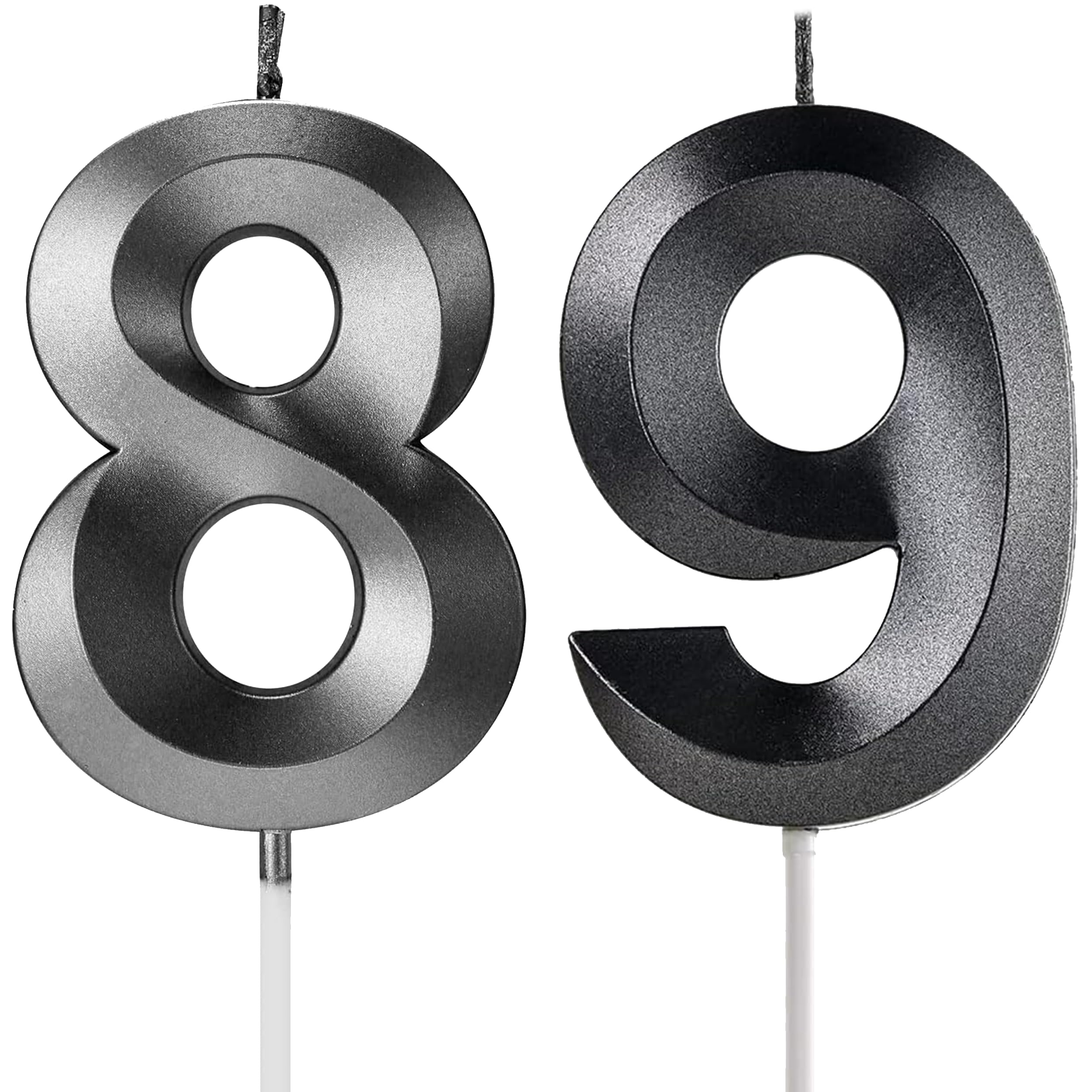 Birthday Candles Number Candles Age Year for Cakes Happy Birthday 3D Designed Wedding Anniversary Party Cake Topper Decorations