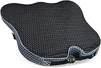 DreamerCar Wedge Car Seat Cushion - Memory Foam for Sciatica Relief, Better Visibility, Non-Slip Support for Cars, SUVs, Trucks