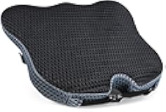 Wedge Car Seat Cushion for Better Visibility & Sciatica Pain Relief - High Density Memory Foam, Non-Slip Ergonomic Car Seat Cushion for Driving, Universal Fit for Car, SUV,Truck & Tractor