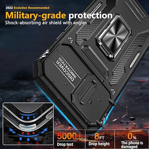 Miniatura 2 de MDM-KJZH-10-01 - Funda para iPhone 11 con soporte, a prueba de golpes de grado militar, protección dura de grado militar, protección de cámara,