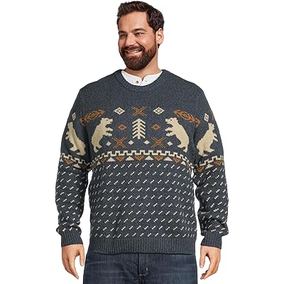 Свитер L.L.Bean Classic Ragg Wool Crew Sweater Fair Isle