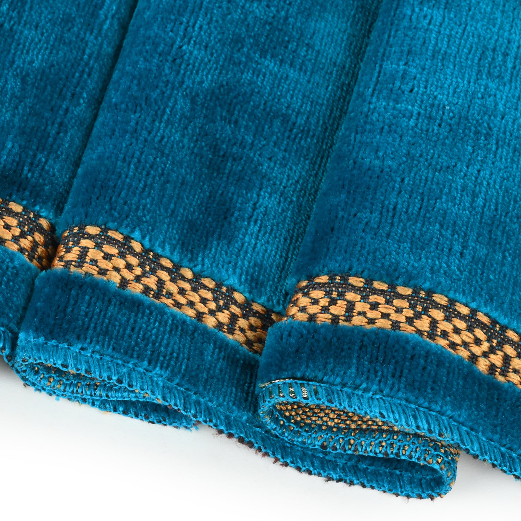 Velvet Prayer Mat - Blue Janamaz for Namaz -3