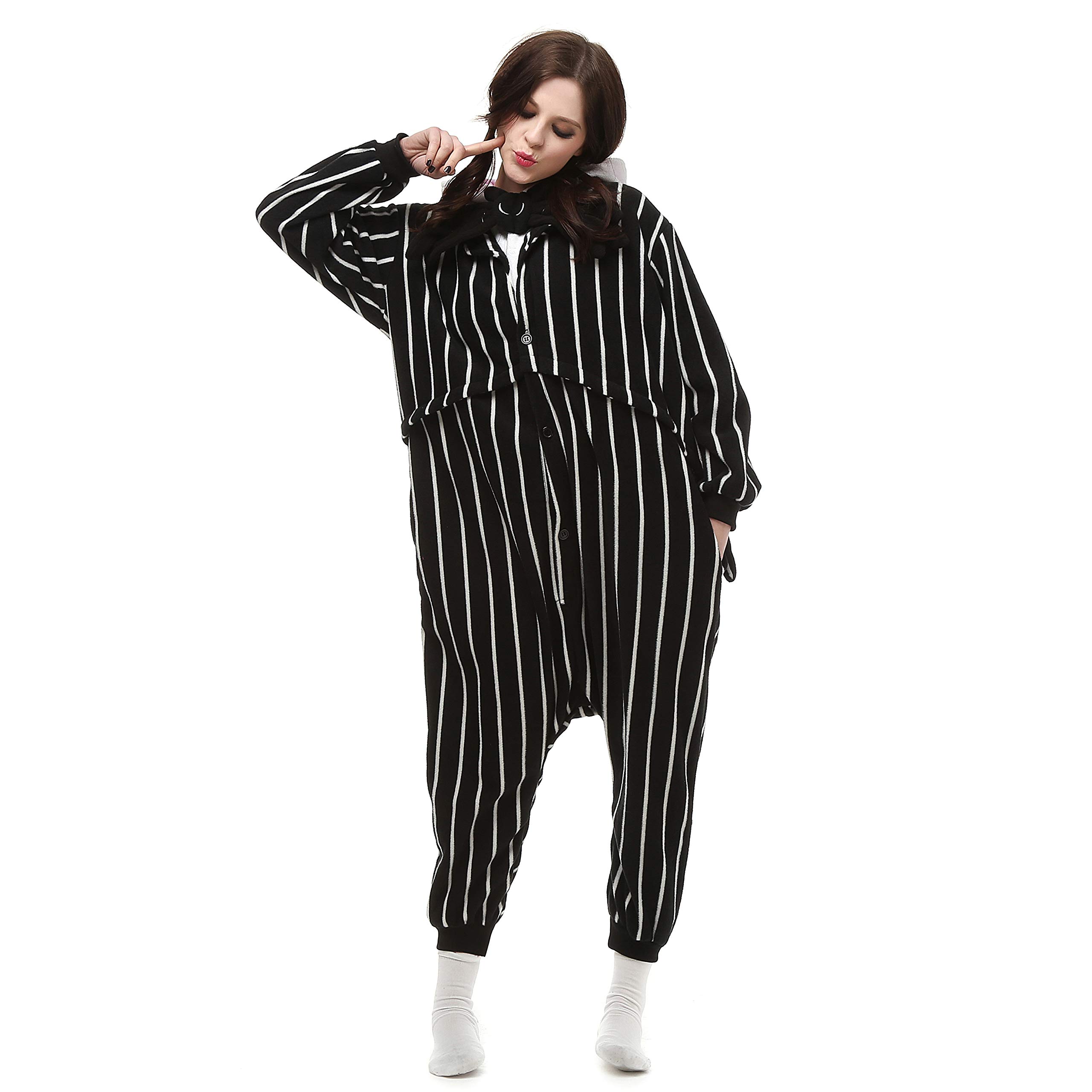 Pijamas Enteros Cosplay Adulto Ropa de Dormir Hombre Camisones Disfraces Carnaval Ropa Pijamas de Una Pieza Mujer
