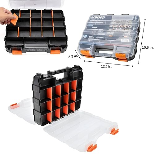 Vista 11 de Neiko 50457A - Kit surtido de pasadores de chaveta, 150 clips de acero chapado en zinc, pequeños pasadores de chaveta para uso en sistema de bloqueo