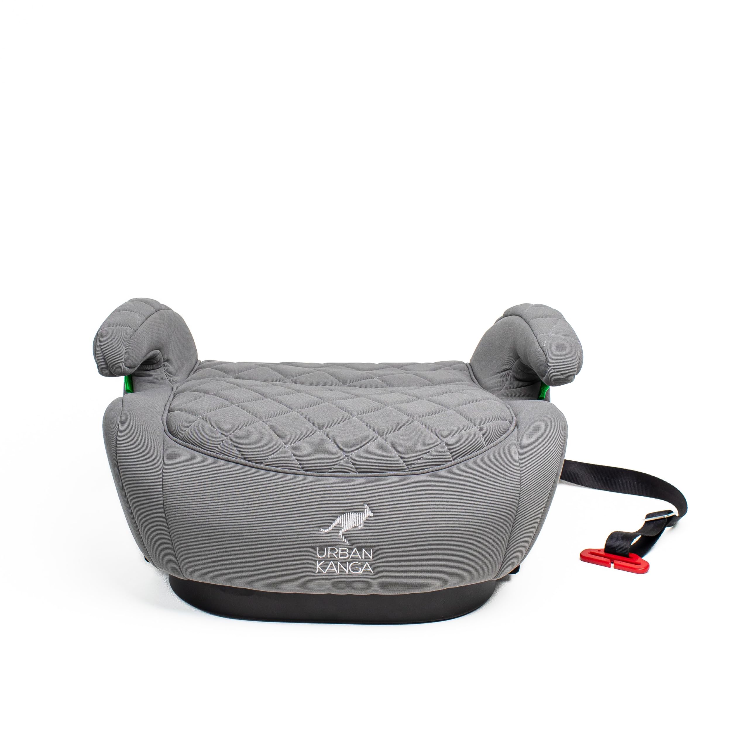 Urban Kanga Wombat Isofix podwyższenie fotelika samochodowego, 125-150 cm, grupa 3 (szare, pikowane)