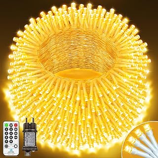 LYNNON Lichterkette außen 30 m mit 1000 LED, Timer und Fernbedienung