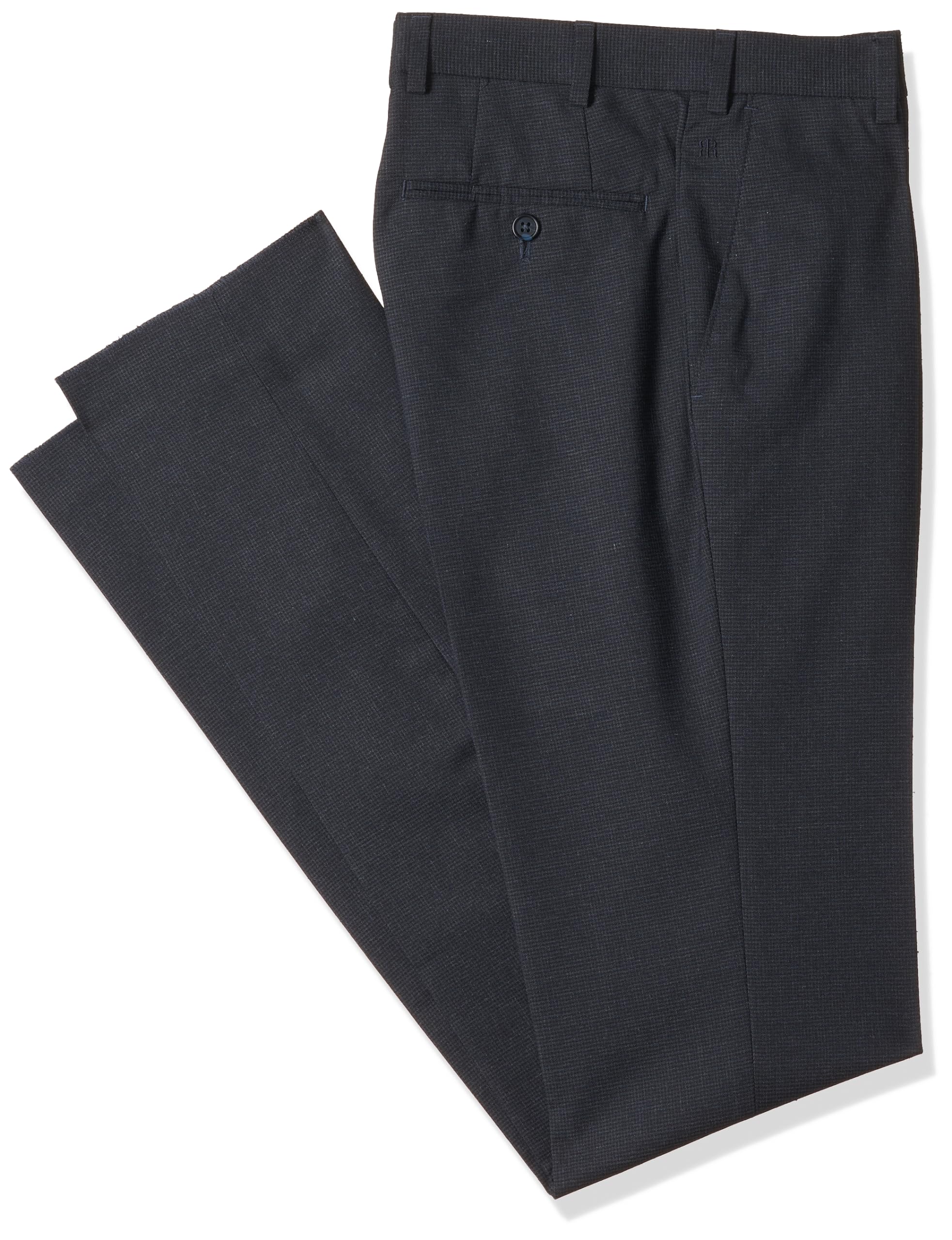 raymond Men's Slim Fit Mid Rise Pants-picture-25