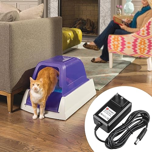 Miniatura 5 de PKPOWER Adaptador de 18 V CA a CC para PetSafe ScoopFree Ultra autolimpiante caja de arena para gatos RFA-516 PAL00-14243 PAL00-15342 PAL00-14242
