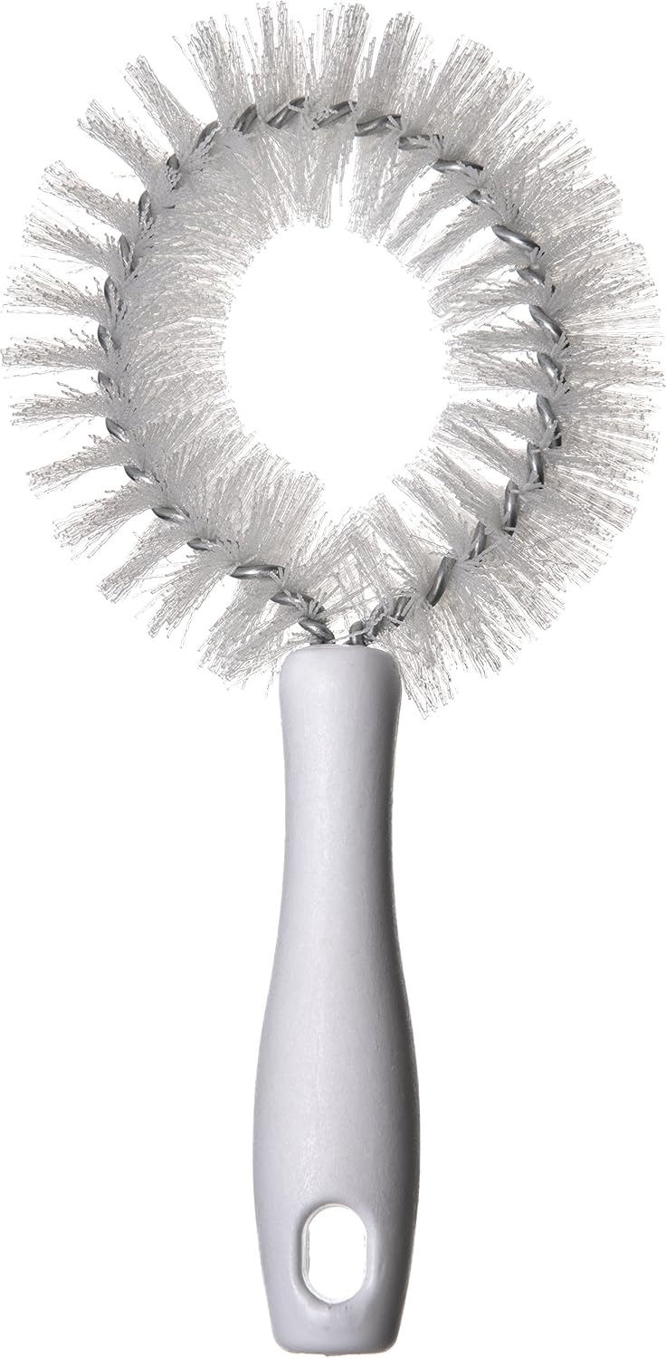 Carlisle 4016402 Sparta Vegetable Brushes, Set of 12 (8 3/4-Inch, Polyester Bristle, White)