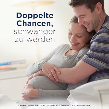 Clearblue Kinderwunsch Ovulation Test Kit Advanced & Digital 30 Tests + 1 Holder + 5 Quick Detection Pregnancy Tests for Results in Just 1 Minute Fertility Test for Women