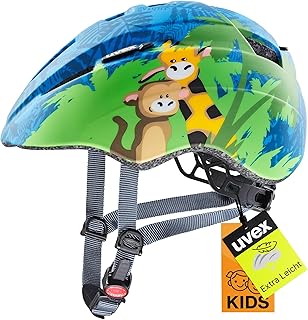 uvex Kid 2cc - Lightweight Kids Helmet for Kids - Custom Size Adjustment - Expandable with LED Light