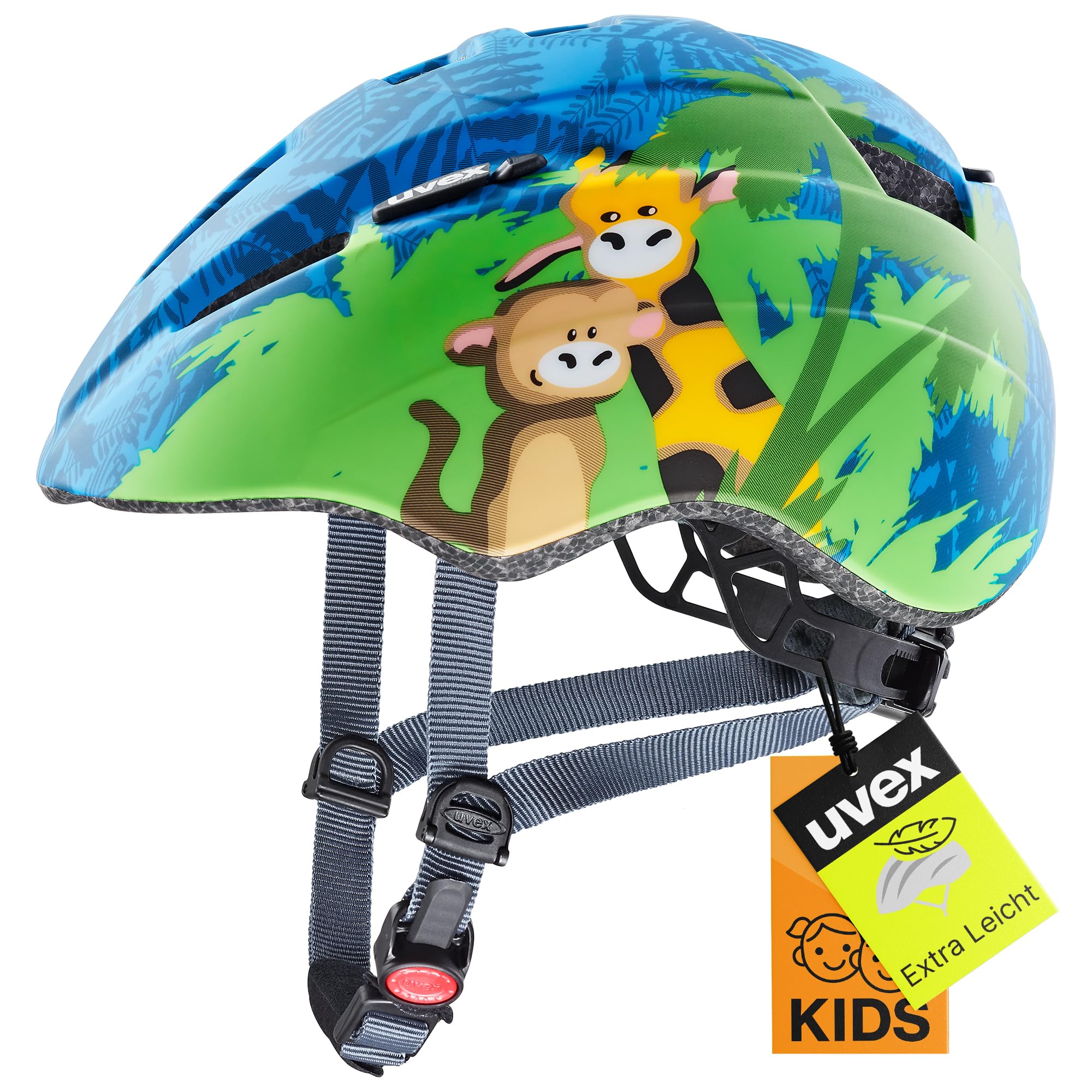 uvex Kid 2 cc - Leichter Kinder-Helm für Kinder - individuelle Größenanpassung - erweiterbar mit LED-Licht