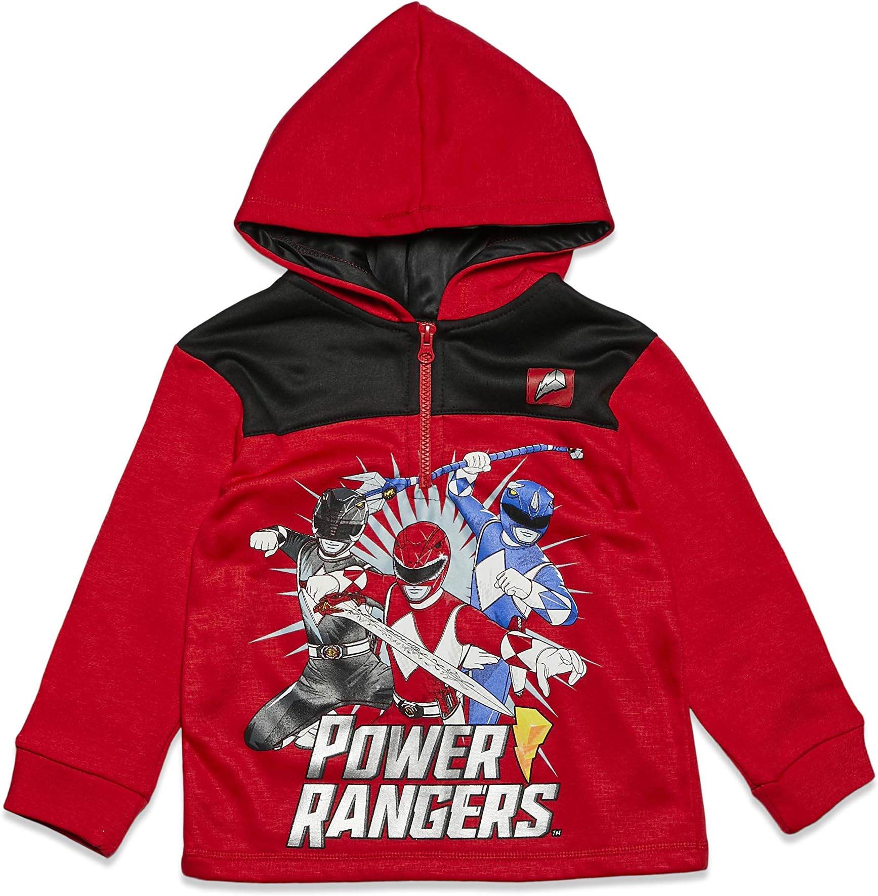 Power Rangers Fleece Half Zip Pullover Hoodie Toddler to Big Kid