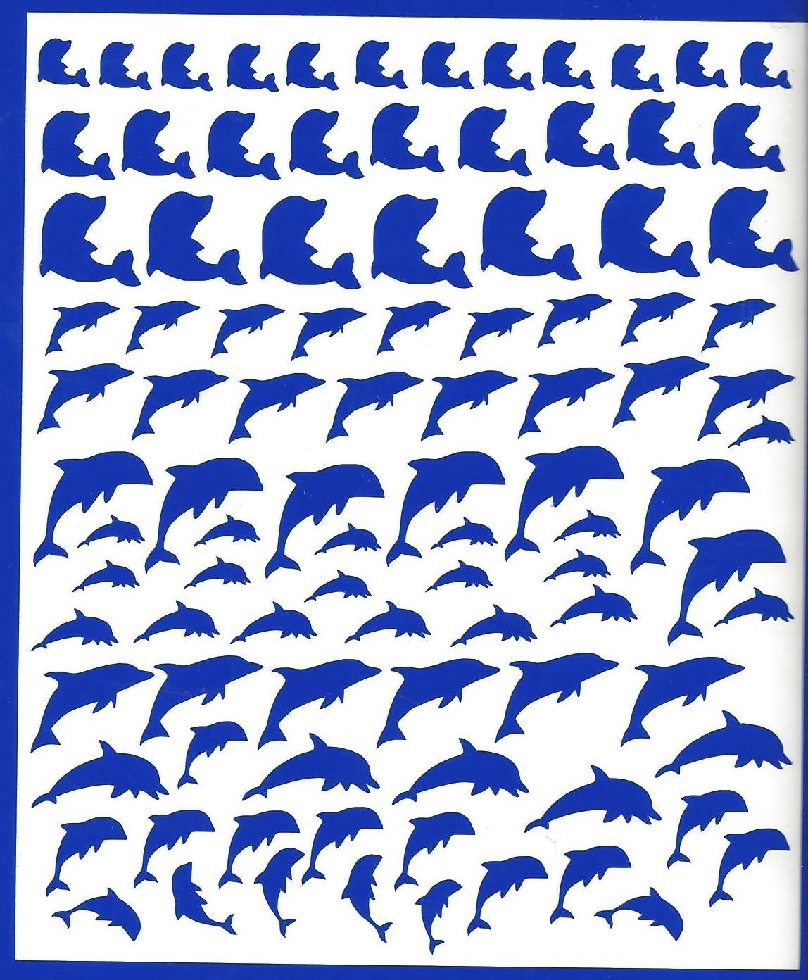 Kaz Creations Dolphin Press On Nail Stickers D.blue Dolphin Collection (Dolphin Press On Nail Stickers D.blue)