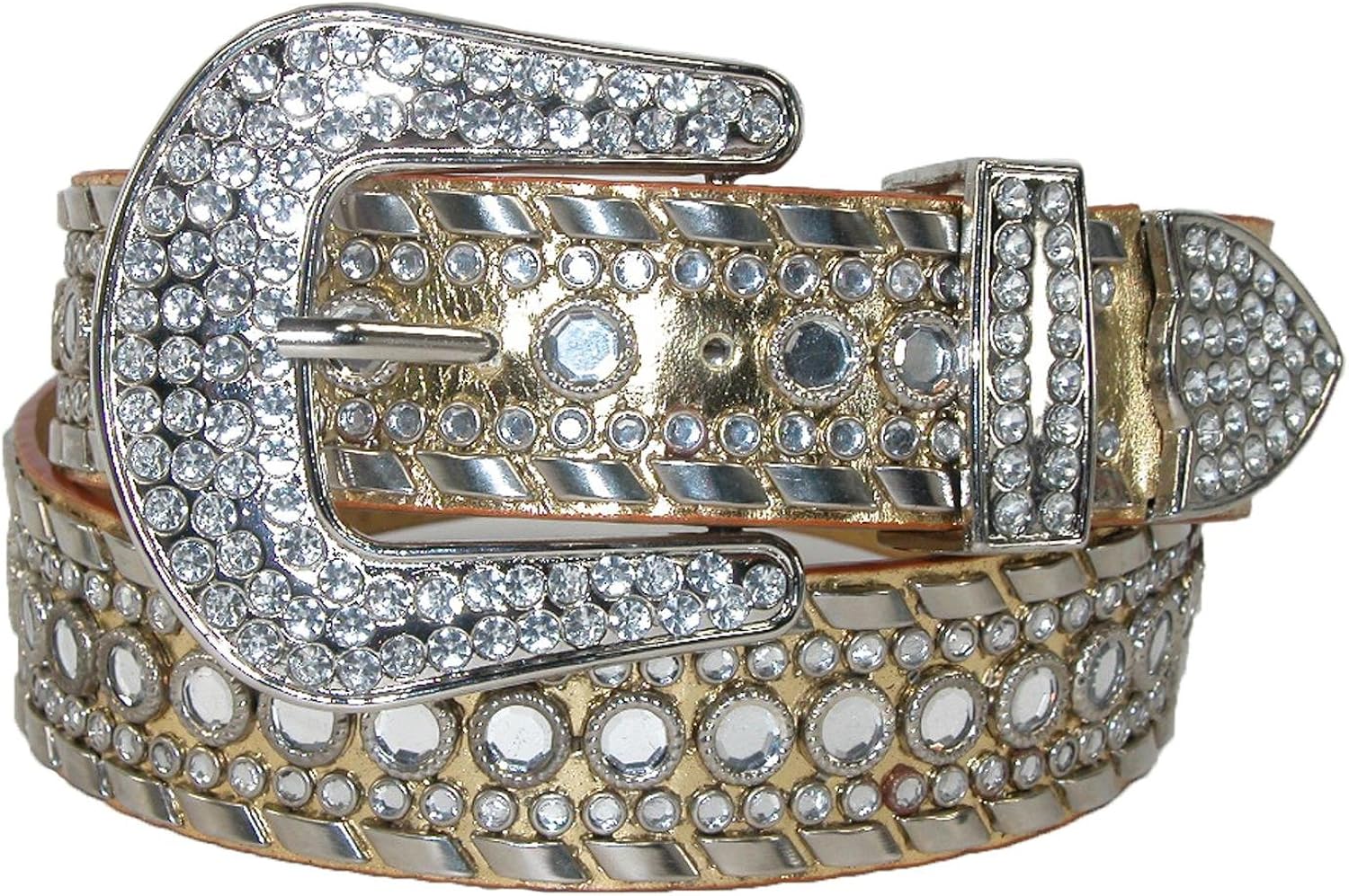 Belt with diamond buckle Clearance