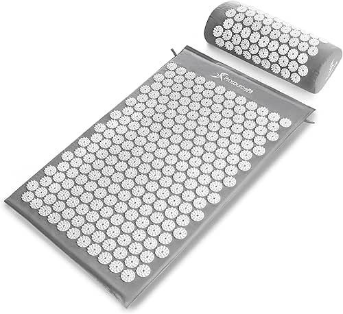 ProsourceFit Acupressure Mat and Pillow Set for Back/Neck Pain Relief