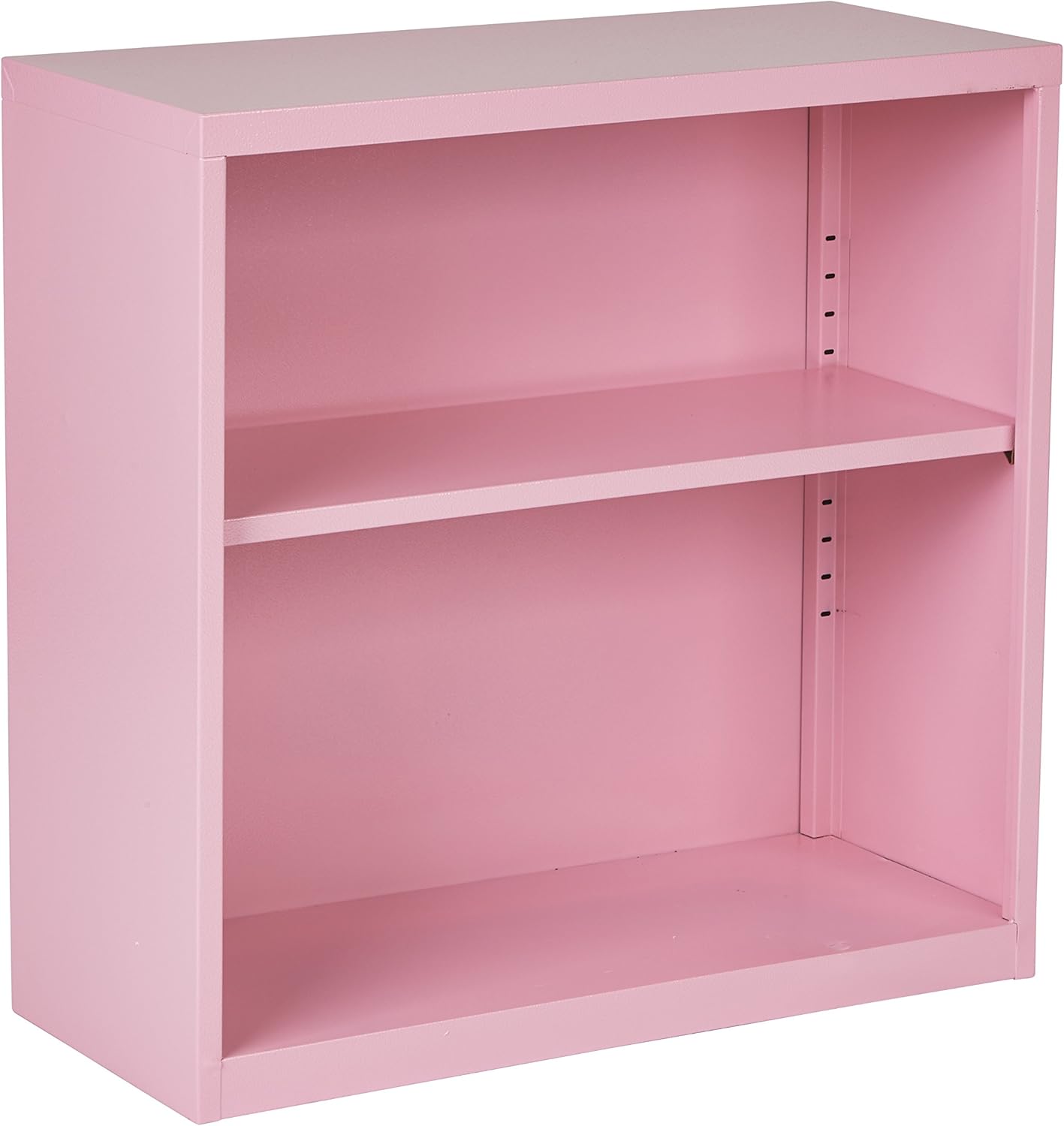 Exclusive Discount 50% Price OSP Home Furnishings Metal Bookcase, Pink