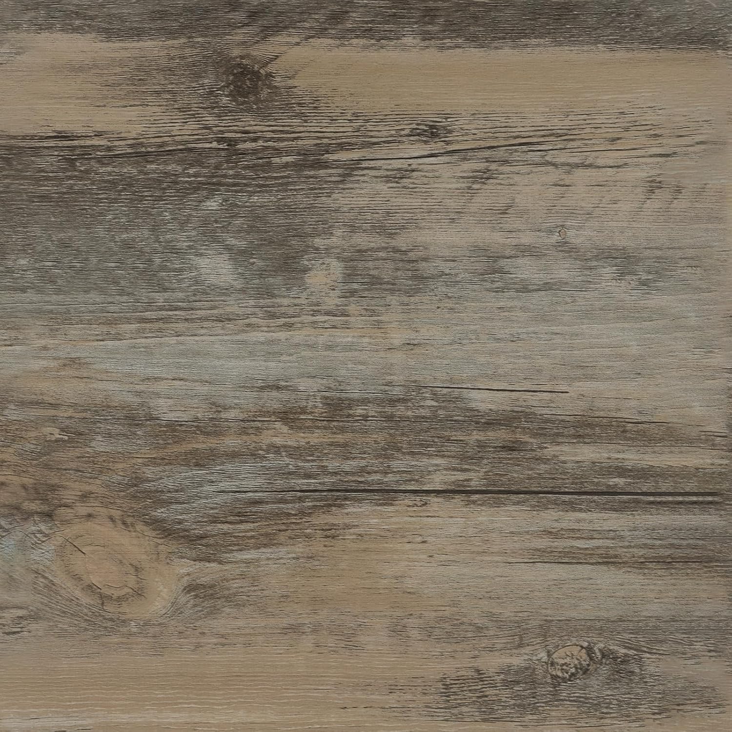 VaryStyle 18-Sheet Vinyl Wood Plank Flooring 12"x12" Thickened Floor Tiles Peel and Stick Waterproof Kitchen Basement Laminate Flooring Tiles Renter Friendly Removable Floor Stickers for Living Room