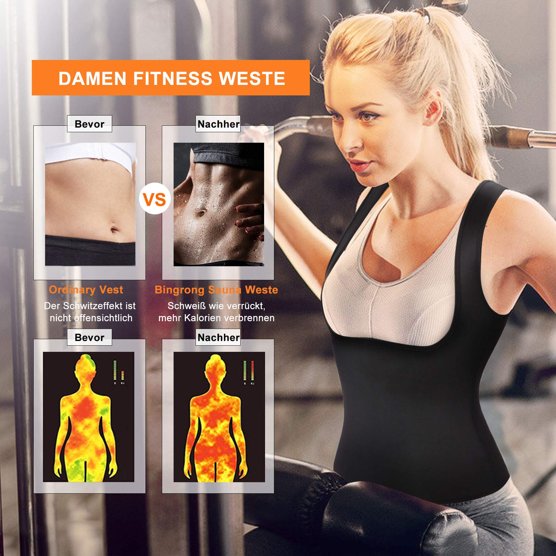 Damska fitness, modelująca figurę, gorset pod biustem, talii, pas do sauny, sport, trening, pas neoprenowy