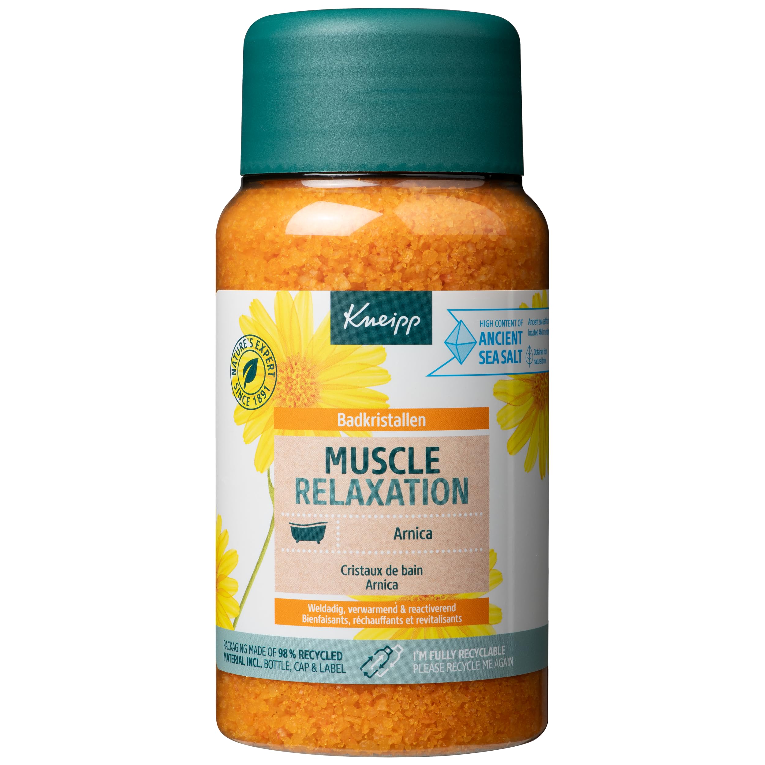 Kneipp - Arnica Active Cristaux et Sels de bain - 600 g