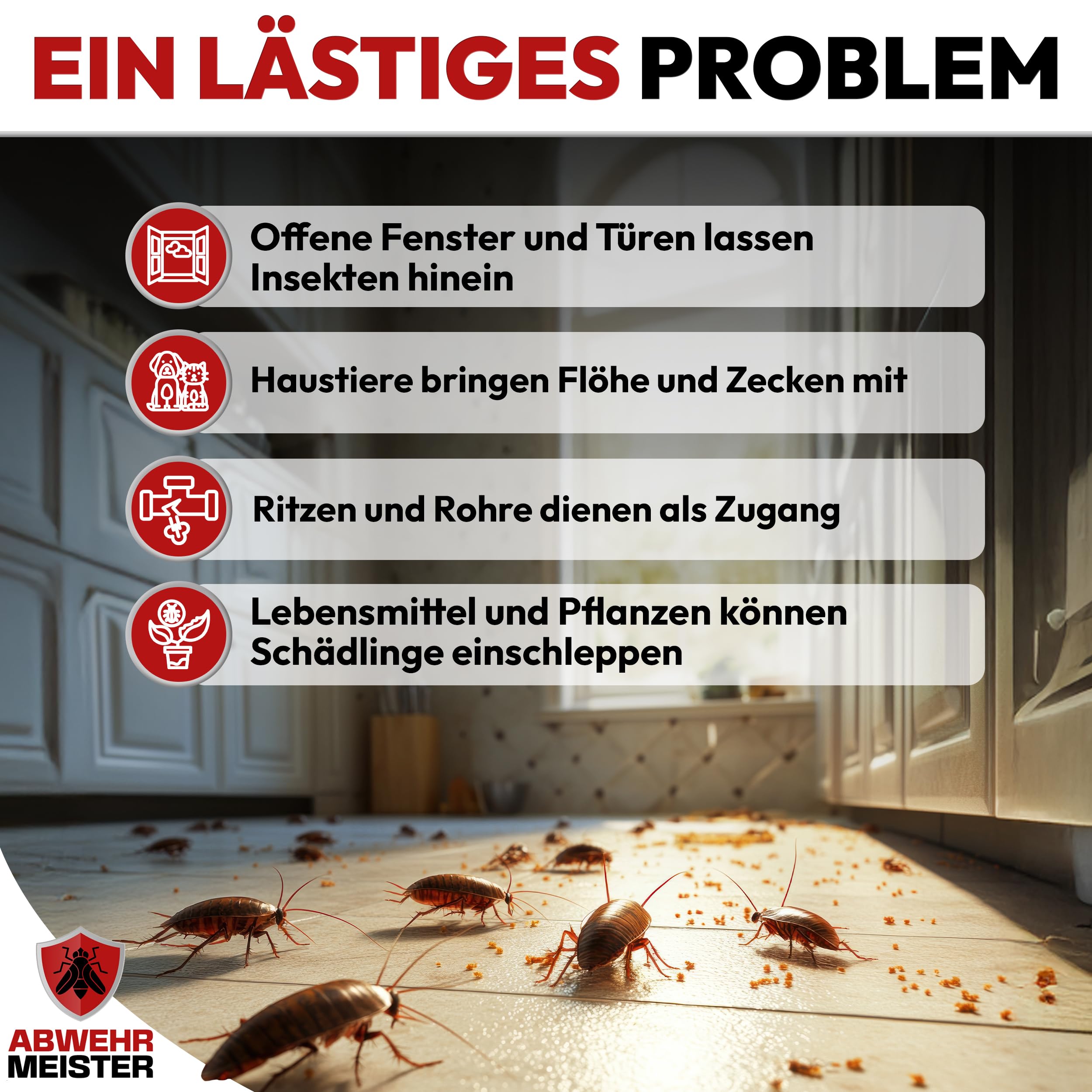 ORIGINAL ByeBye Ungeziefer-Spray [500 ml], Insektenspray mit Sofortwirkung und insektizidfreier AM-Formel zur Abwehr einer Vielzahl von Ungeziefer (PT19)