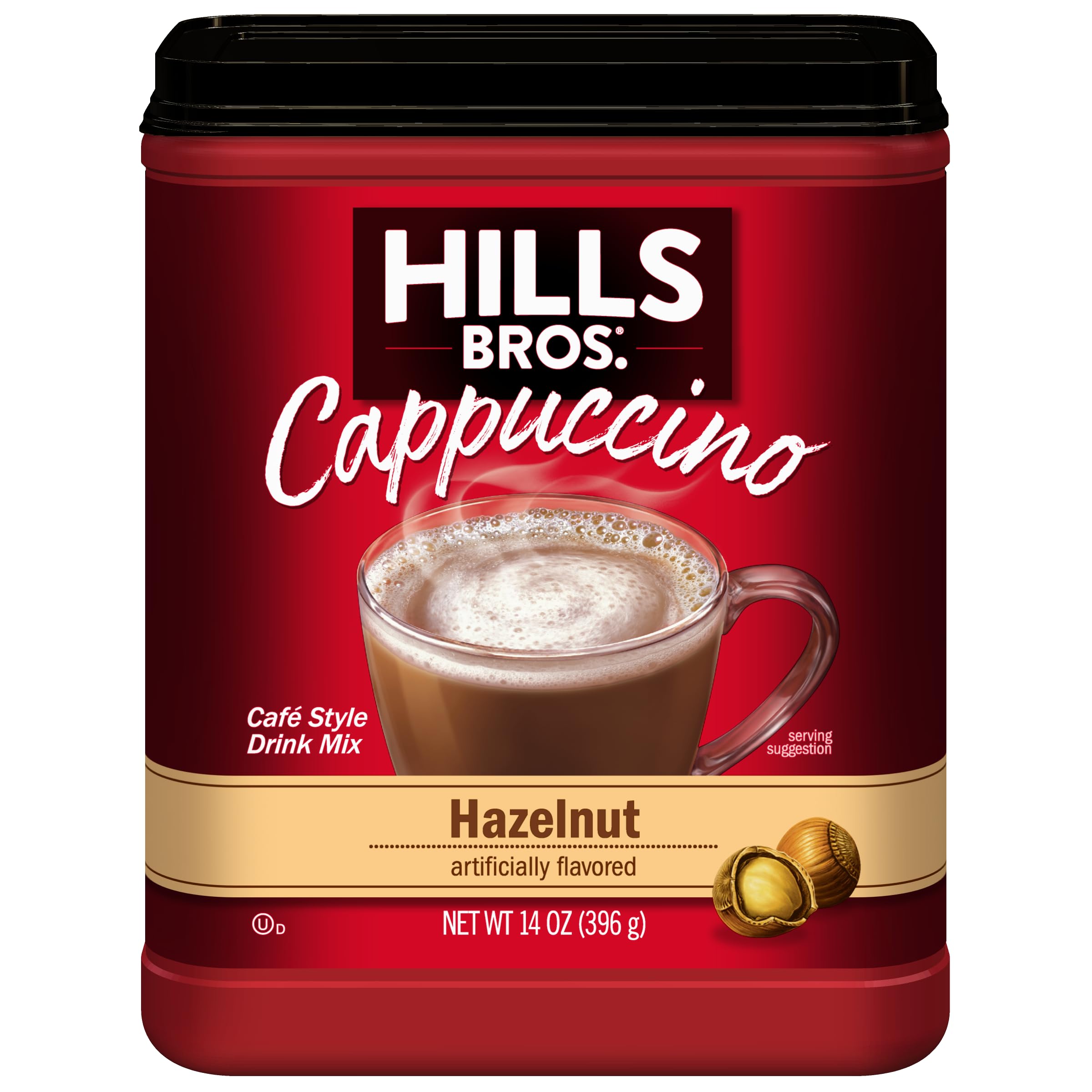 Cappuccino Hazelnut 14 Ounce (Pack of 1)