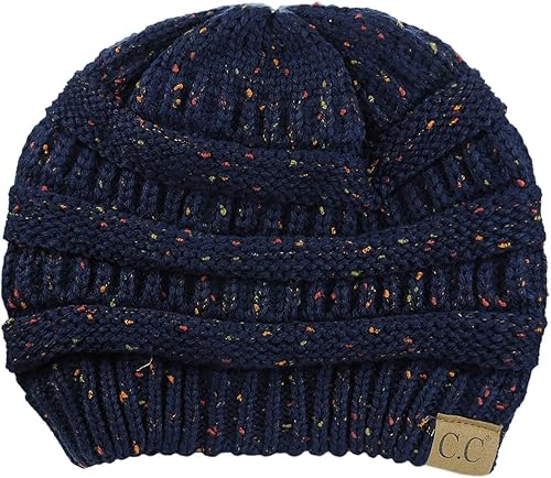 Miniatura 10 de CC - Gorro de punto trenzado elástico moderno grueso suave y cálido