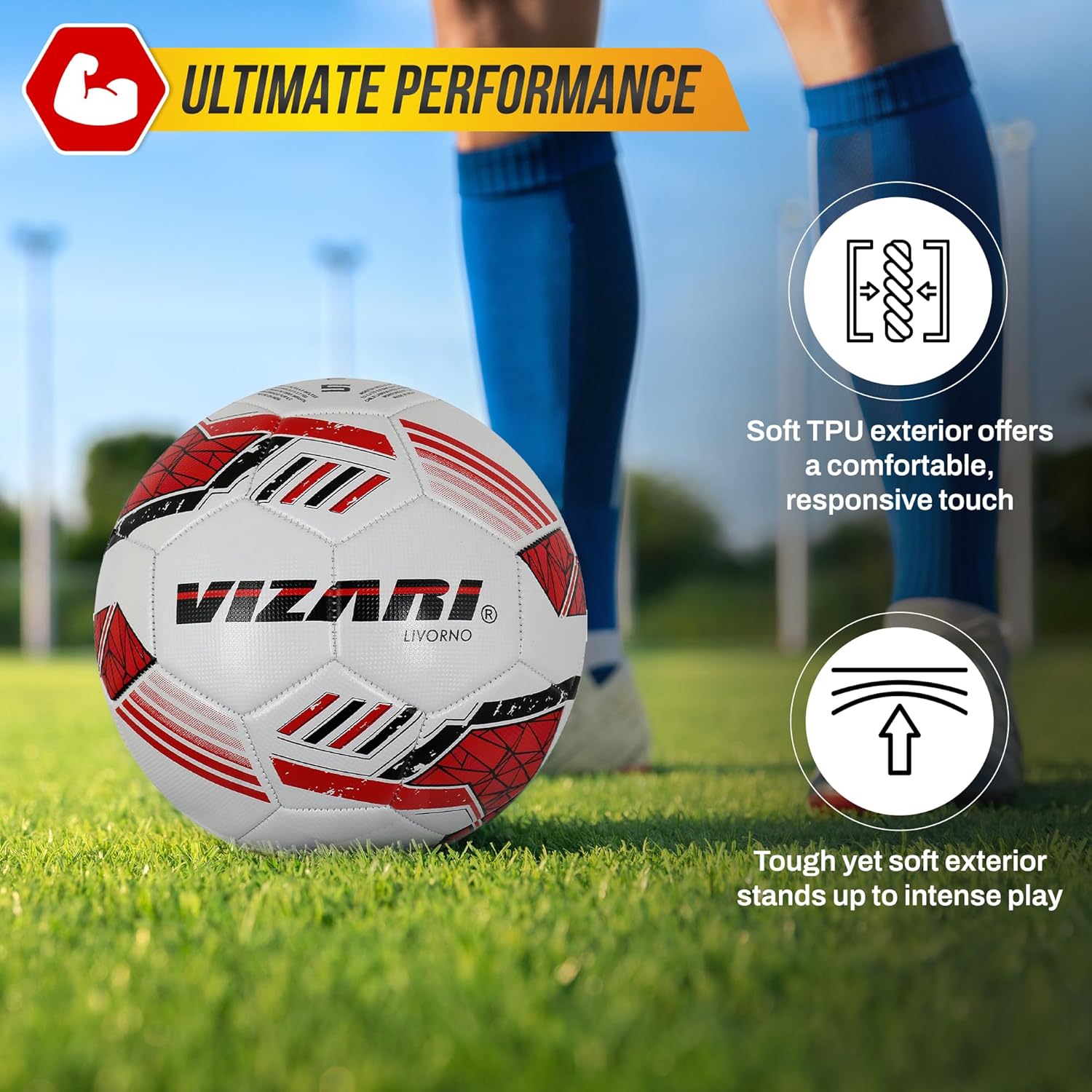 Vizari Livorno Soccer Ball