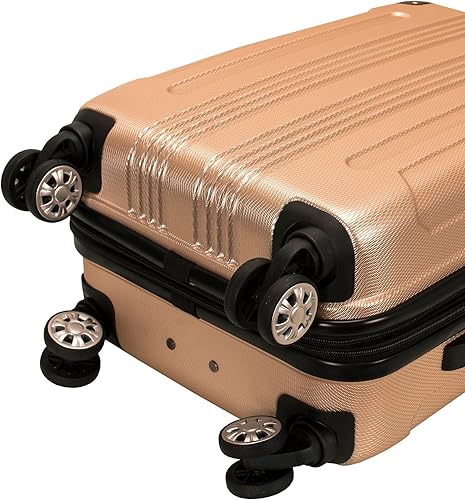 Miniatura 6 de Rockland London Equipaje con carcasa rígida con ruedas, Champán), F190-CHAMPAGNE