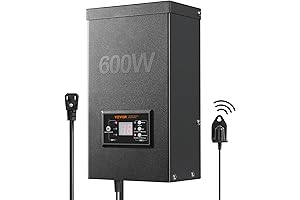 VEVOR 600W Low-Voltage Transformer: Illuminate Your Outdoor Spaces