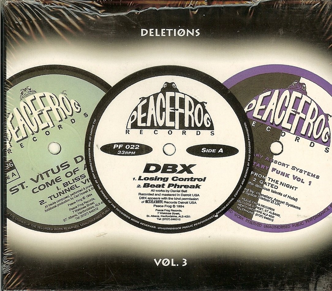 Peacefrog Records Deletions Vol 3 Music