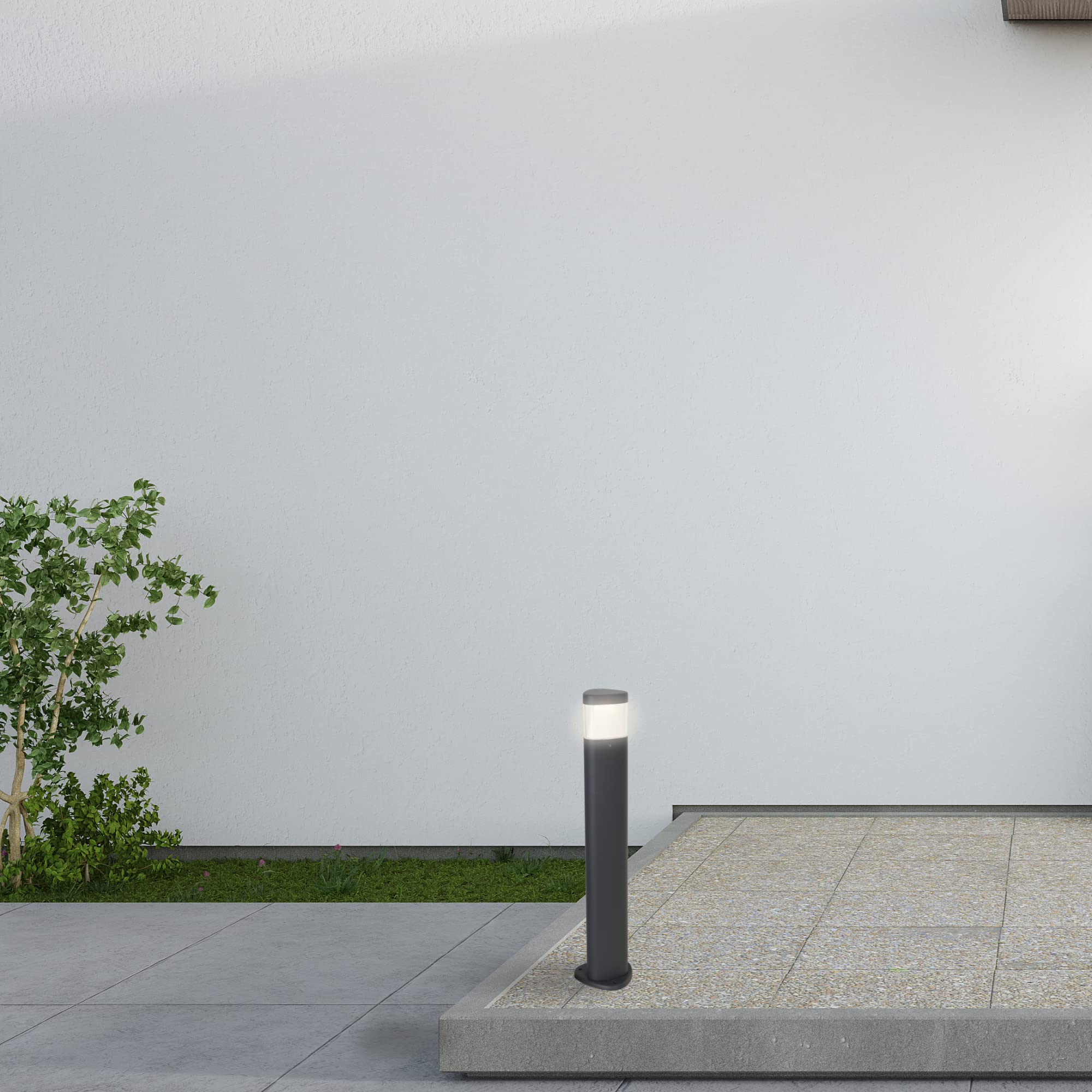 FORLIGHT Baliza Ip65 Arrow Led 5,5W 3000K Negro 537Lm