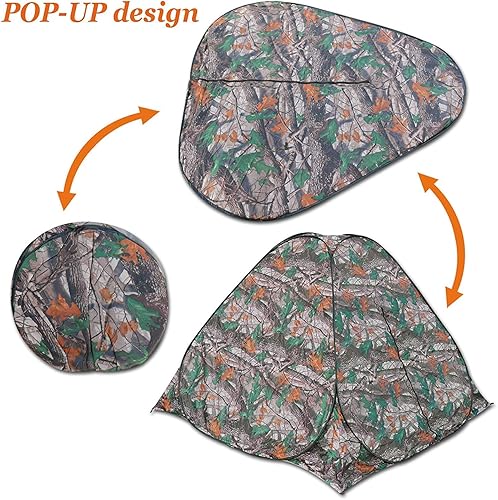 Miniatura 2 de Explorer Outdoors 3-4 Personas Camuflaje Camping Senderismo Fácil Instalación Instantánea Tienda Pop Up