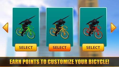 Downtown Superheroes Happy Bike Racing: Extreme Criminal Chase Trial