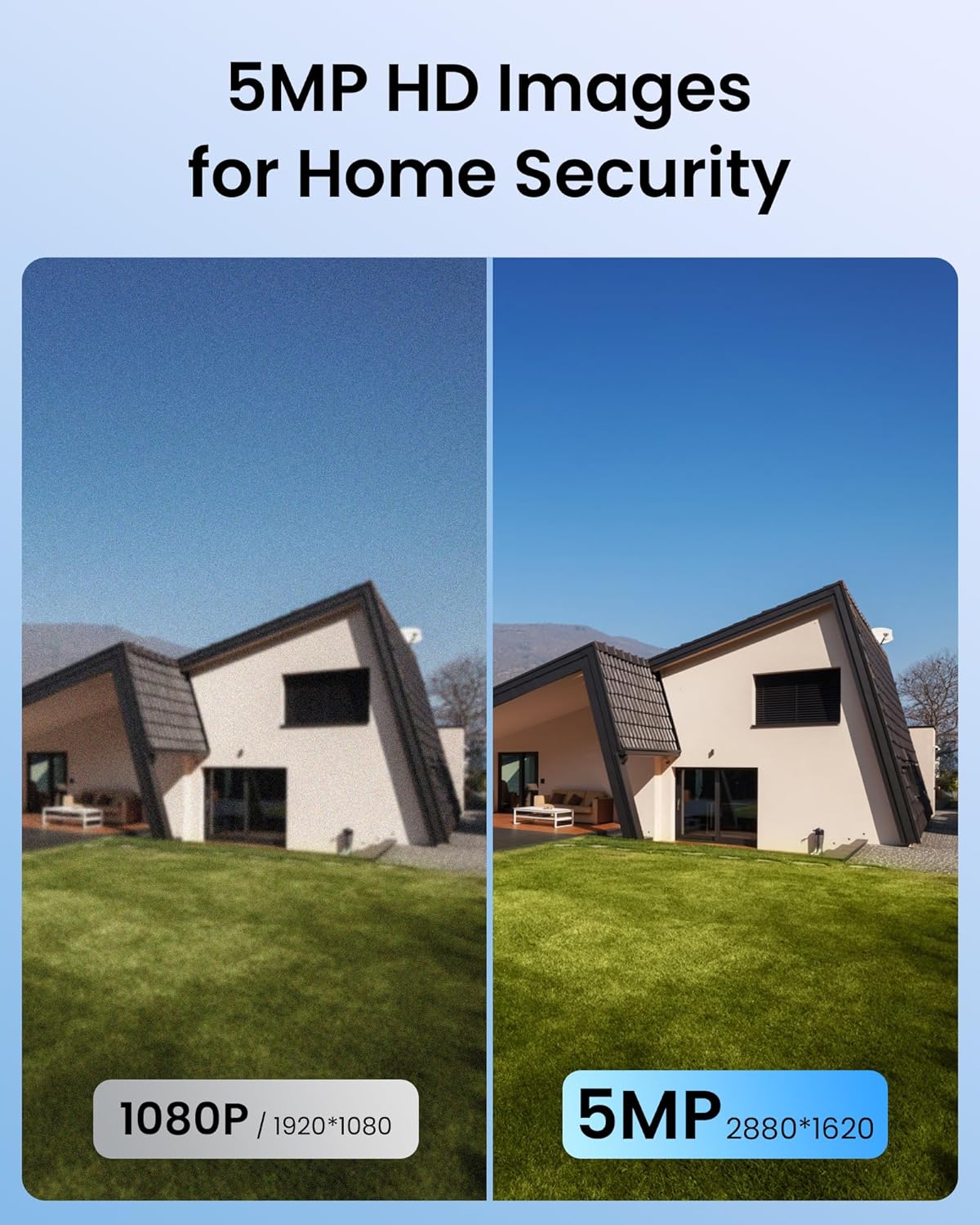 ZOSI 2Pack C296 5MP 3K PoE PT Add-On Camera Outdoor, AI Face Human Vehicle Detection & Siren Alarm, Starlight Night Vision, Auto Track, Floodlights, 5X Digital Zoom, Pan/Tilt, Only Work with ZOSI NVR