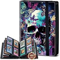 Vista 46 de Rossy Carpeta para tarjetas coleccionables, 9 bolsillos, impermeable, con 360 bolsillos laterales de carga para tarjetas deportivas y de fútbol