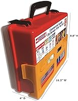 Vista 5 de Rapid Care First Aid 839-1-12AN - Kit de primeros auxilios de grado comercial para 25 personas, supera los estándares OSHA/ANSI 2015, en estuche