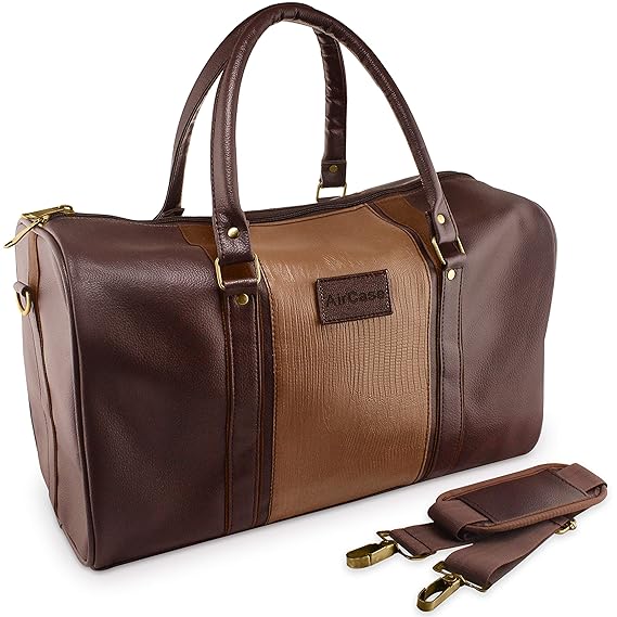 Mens leather carry on luggage Clearance