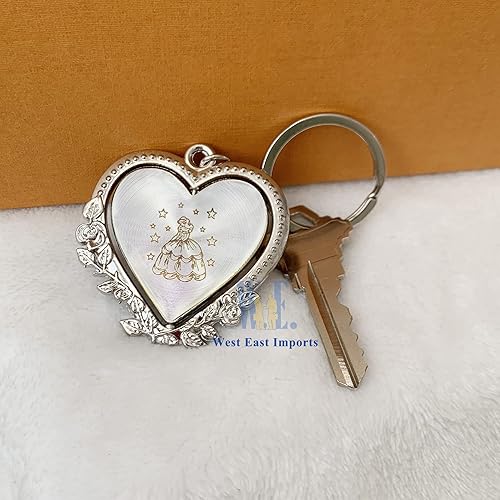 Miniatura 7 de 12 piezas personalizados Quinceañera Party Favores Recuerdos Para Quinceañera Corazón llaveros Dulce 16 Quinceañera (Púrpura)