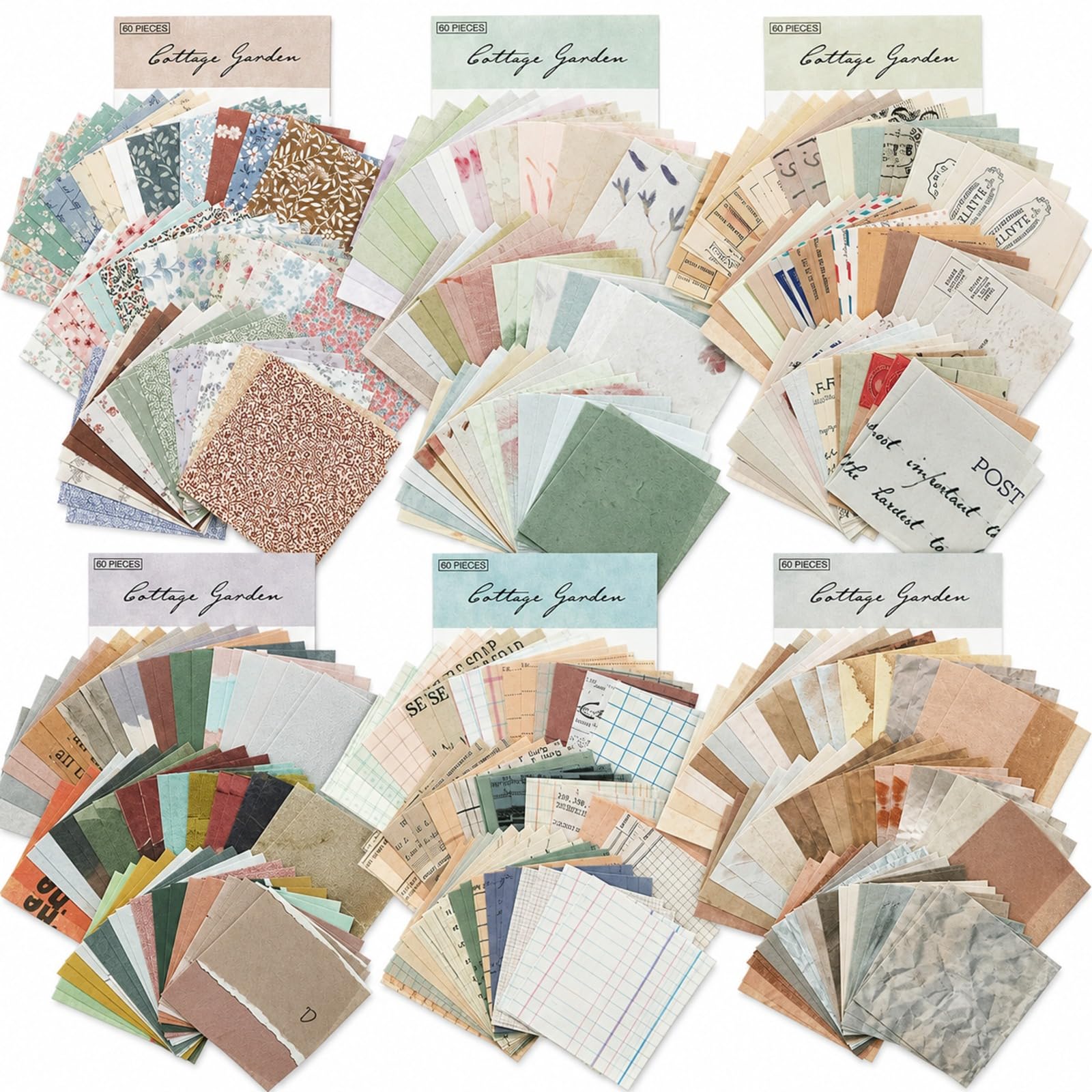 Vintage Scrapbook Paper - 360 Sheets -1 Vintage Scrapbook Paper - 360 Sheets -1