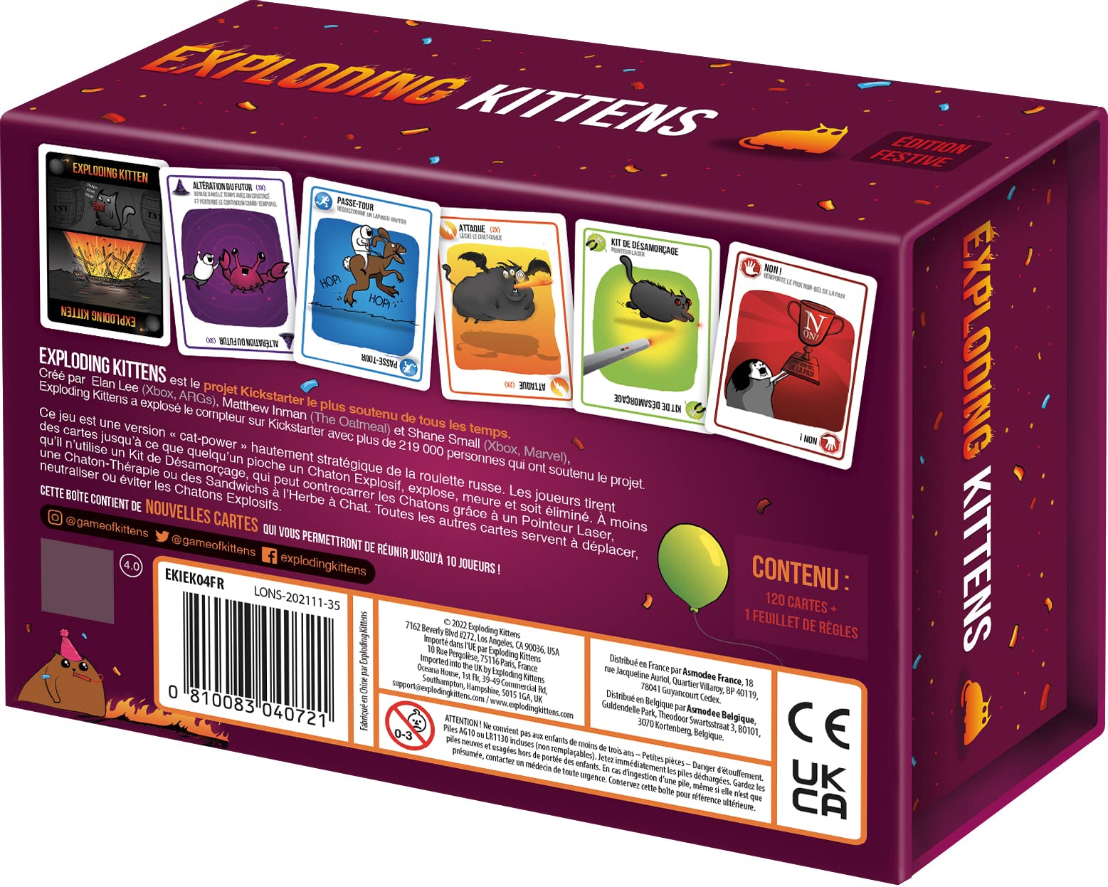 Jeu+-+Exploding+Kittens+%3A+Edition+Festive