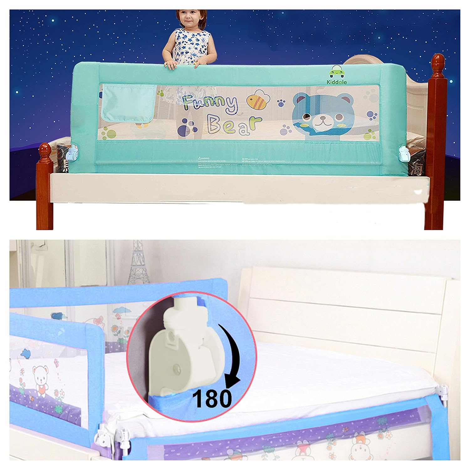 luvlap bed rail guard for baby safety