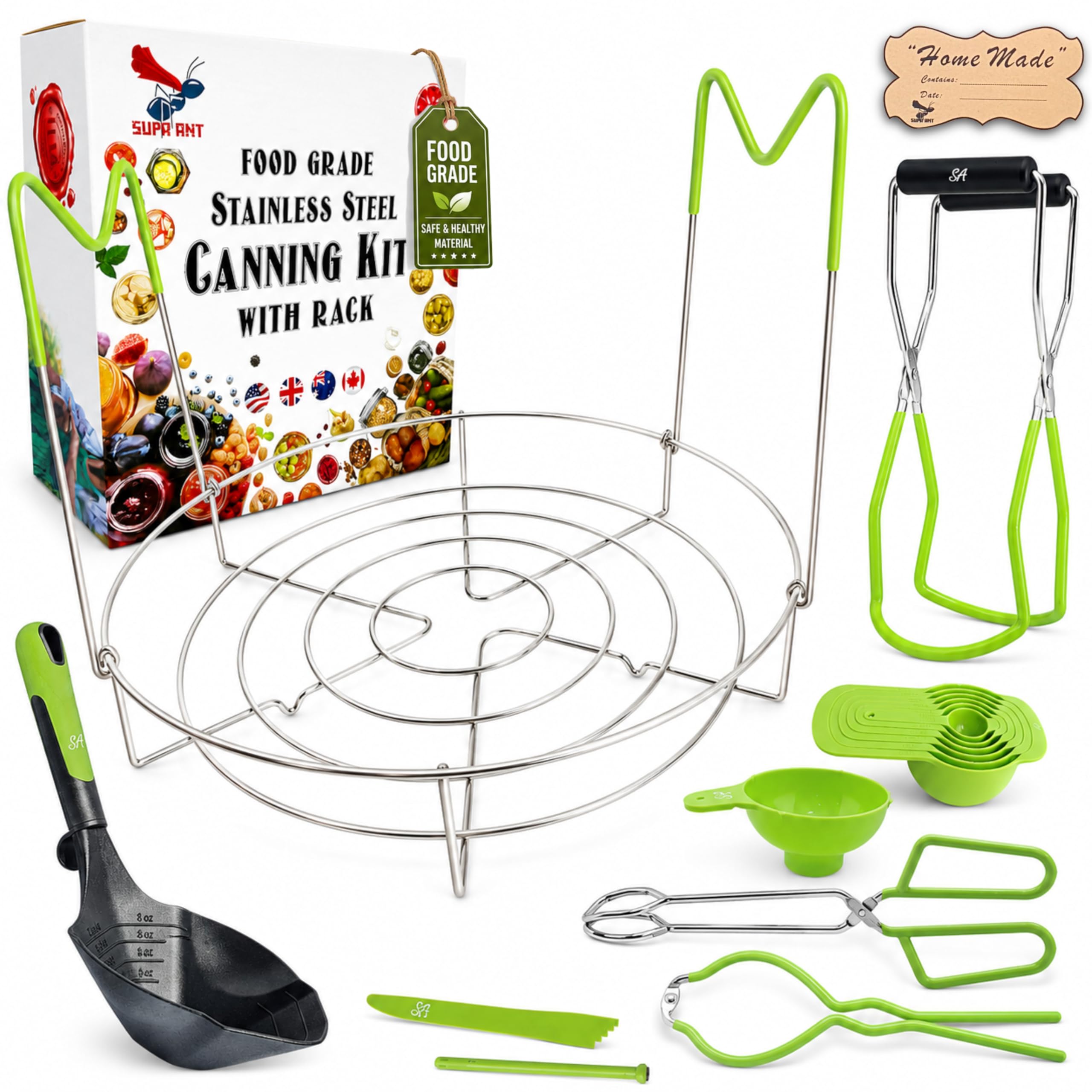 Supa Ant 10pc Canning Kit